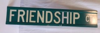 FRIENDSHIP CT Court Street Road SIGN Best Friends HOME DECOR Buddies Kitchen 5