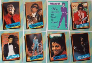 Michael Jackson 1984 Vintage Trading Card Set Of 33 Series 2 Topps 34 - 66