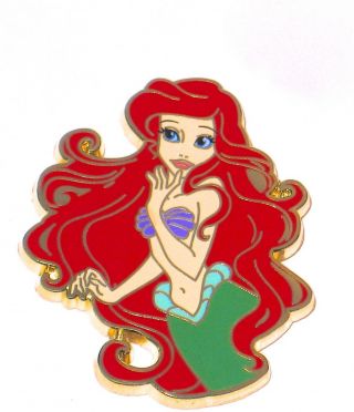 Le 200 Disney Pin✿ Little Mermaid Ariel Stunning Princess Pose Artwork Acme