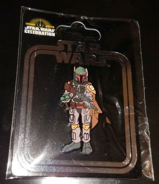 Boba Fett Pin Star Wars Celebration Chicago 2019 Swcc Exclusive