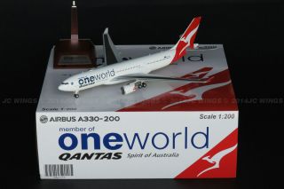 Qantas A330 - 200 Reg:vh - Ebl " One World " Jc Wings 1:200 Diecast Xx2756