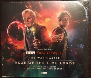 Doctor Who: The War Master 3 " Rage Of The Time Lords " Big Finish Audio Cd Bn