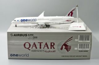 Qatar A350 - 900 One World Reg:a7 - Alz Scale 1:200 Jc Wings Diecast Model Xx2050