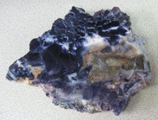 70 Gm Gorgeous Tiffany Stone Slab,  Bertrandite,  Opalized Fluorite Utah (a7)