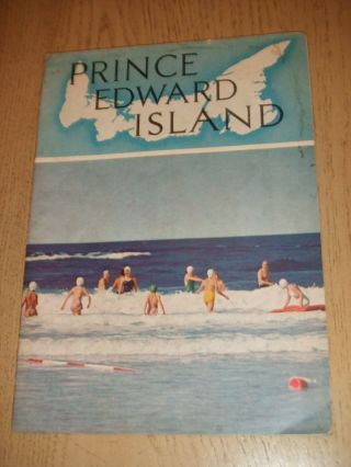 Vintage 1951 Official Prince Edward Island Canada Photo Tourist Booklet Map Pei