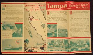Vintage Tampa,  Florida Illustrated Travel Brochure - Gasparilla Carnival - CON 3