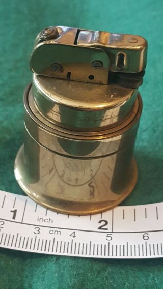 Vintage Semi Automatic Petrol Lighter Made In W.  Germany Great Order