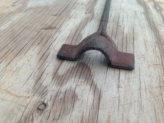 Antique Hand Forged Branding Iron " Hump In A Line "