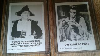 1964 The Munsters Trading Cards 4 And 56 Leaf Brand