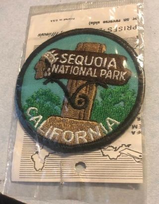 Vintage Sequoia National Park Patch Mip