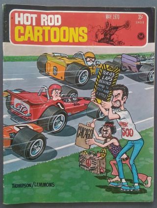 Hot Rod Cartoons 34 May 1970 Thompson & Lemmons Cvr