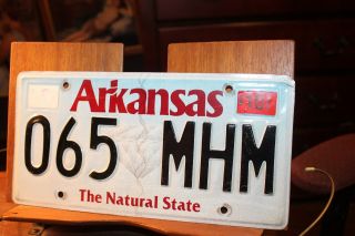2010 Arkansas License Plate The Natural State 065 Hmh