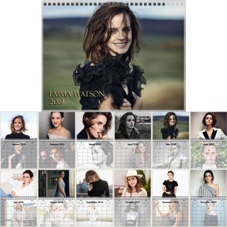 Emma Watson Photo Wall Calendar Year 2019 12 Months