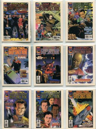 Star Trek Deep Space Nine Quotable Complete 9 Card Chase Set Comic Books