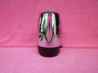 Vintage 1960s General Electric Chrome 10 - Cup Percolator Coffee Pot Maker 4