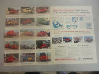Rare 1950s International Harvester The Most Complete Line Of Trucks Brochure