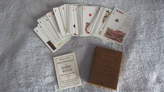 Vintage Gypsy Witch Fortune Telling Playing Cards Made In Usa