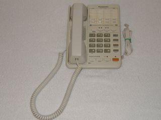 Panasonic Office Vintage 2 - Line Desk Easa Phone Kx - T3120 With Automatic Dialer