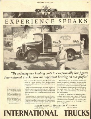 1929 Antique Truck Ad International Delivery Truck,  Hathaway Bakeries 102318