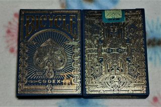 1 Deck Bicycle Codex Gilded Playing Cards - S103049192 - 乙g3