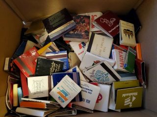Box Of Vintage Mixed Matchbooks,  Hotels,  Food,  Ny Nj,  Hi.  60s 70s