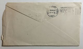 Vintage National Biscuit Company Billhead Envelope Nabisco York 1905 5