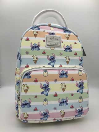 Loungefly Disney Lilo & Stitch Sweet Fruits Dole Whip Pineapple Mini Backpack