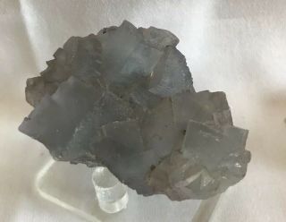 Pale Blue Fluorite Minerva Mine Hardin Co.  Illinois 2