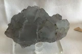 Pale Blue Fluorite Minerva Mine Hardin Co.  Illinois 6