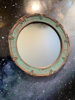 Medium Stargate Mirror.  Sg1 - Patina 7 - 3/4 " (19.  7cm) Impeccable/perfect