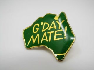 Vintage Collectible Pin: Australia G 