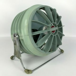 Vintage Westinghouse Model R - 1020 Round 10 " Adjustable Fan Plastic Blue 2 - Speed