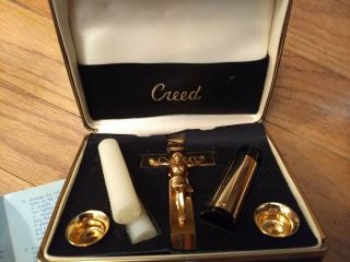Vintage Creed Sick Call Set Last Rights Catholic in Case 4