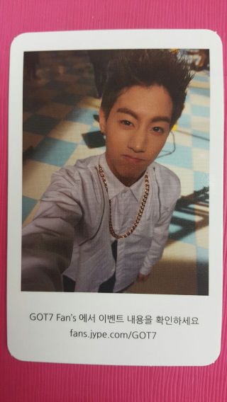 Got7 Mark Official Photocard Identify 1st Album Photo Card Got It 마크