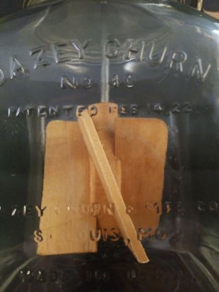 Vintage Dazey Butter Churn,  No.  40,  Patented Feb.  14,  1922 St.  Louis,  Mo. 3