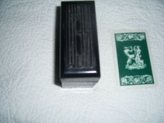 Vintage 1947 Kem Plastic Playing Cards Bakelite Case 2 Decks Greek Mythology