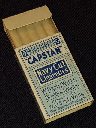 Vintage - Capstan - Navy Cut - 10 Cigarettes Pack - - W.  D.  & H.  O.  Wills