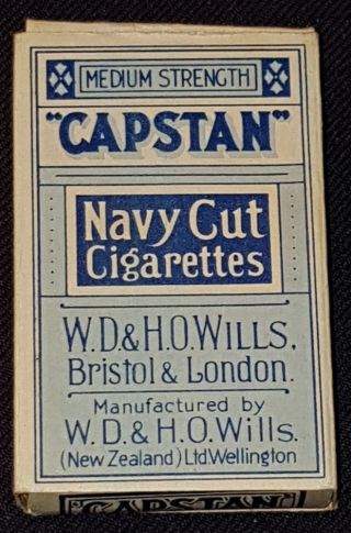 VINTAGE - CAPSTAN - NAVY CUT - 10 CIGARETTES PACK - - W.  D.  & H.  O.  WILLS 2