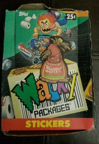 1991 Topps Wacky Packages Stickers,  21 Packs,  20 Loose Cards,  5 Opened