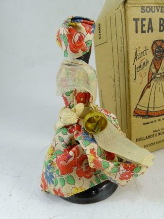 Antique Aunt Jemima Bell Souvenir Tea Bell Black Americana Baton Rouge LA Vtg 2