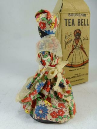 Antique Aunt Jemima Bell Souvenir Tea Bell Black Americana Baton Rouge LA Vtg 3