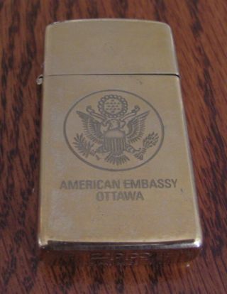 Zippo American Embassy Ottawa