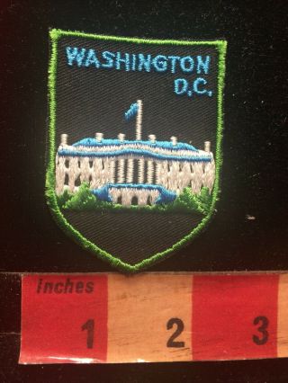 Vtg White House Iconic Building Usa Capital City Washington D.  C.  Patch 83v9