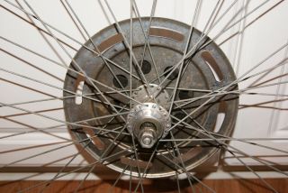 OEM Schwinn 26 inch 5 Speed Front Rear Wheel Rim Set Racer Collegiate & OTHERS 3