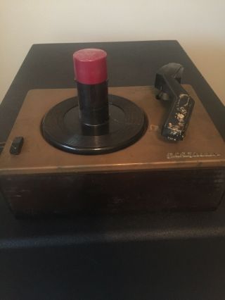 Vintage Rca Victor 45 Turntable Record Player Model 45 - J - 2 115v 60 Victrola