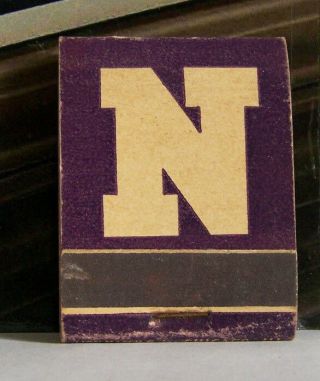 Rare Vintage Matchbook F3 Evanston Chicago Illinois Northwestern University