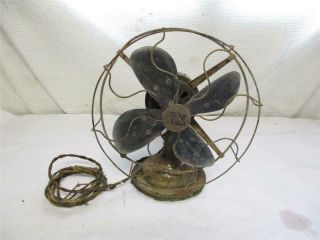 Antique Vintage No.  3704 Robbins & Myers 12 " 3 Speed Electric Fan
