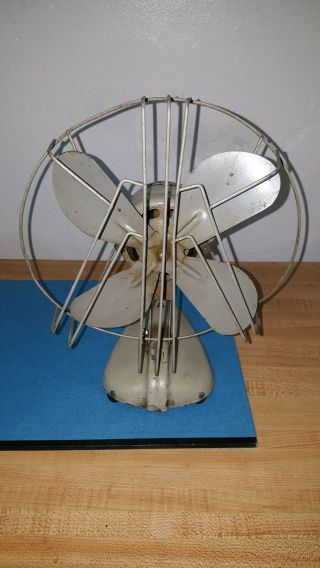 Antique Rare United Drug Co,  Electrex Small Electric Metal Fan,  Model X649