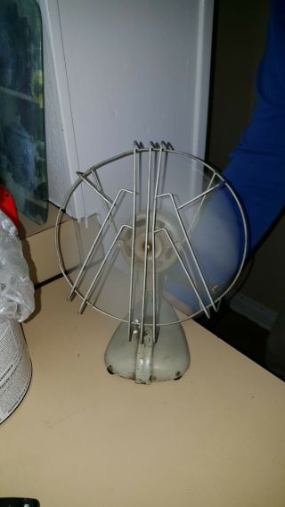 Antique RARE UNITED DRUG CO,  ELECTREX SMALL ELECTRIC METAL FAN,  MODEL X649 3