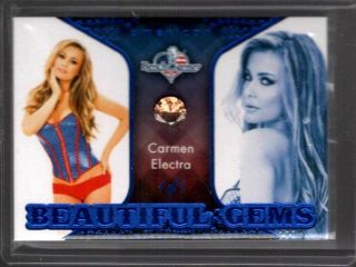 Carmen Electra 1/1 2017 Benchwarmer America Gems